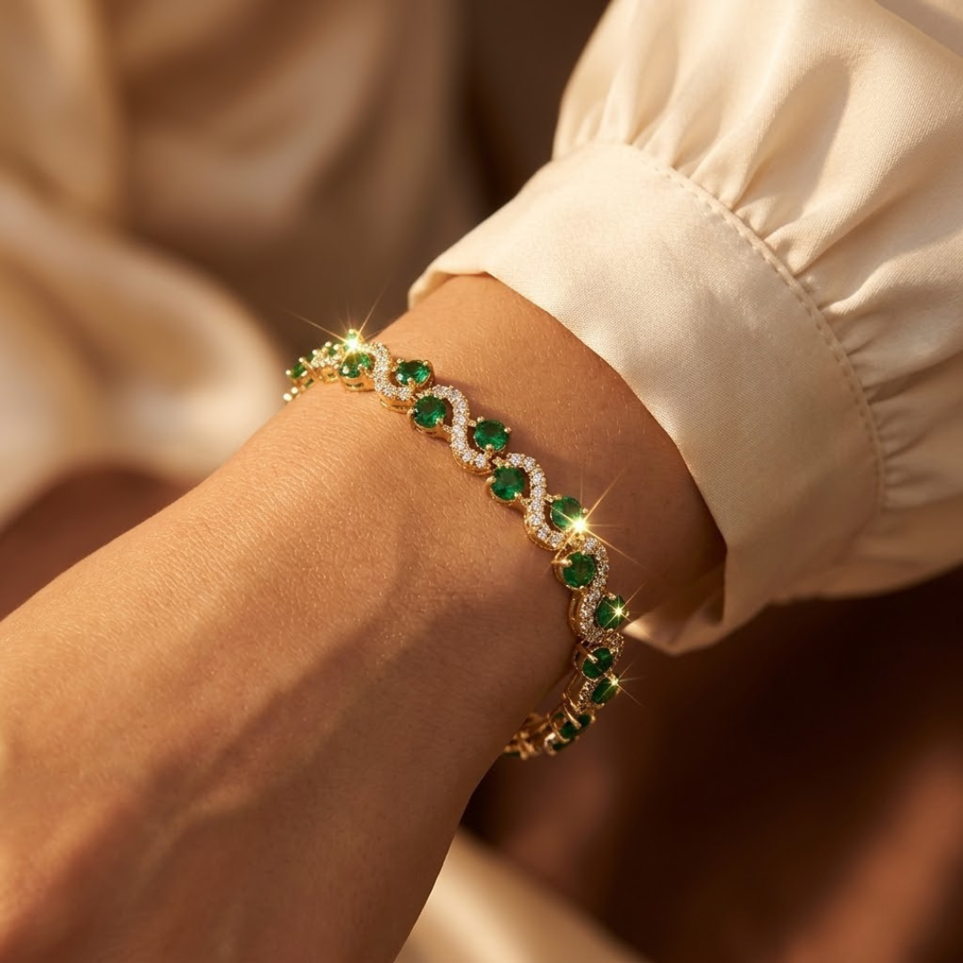 Gold Halo Bracelet