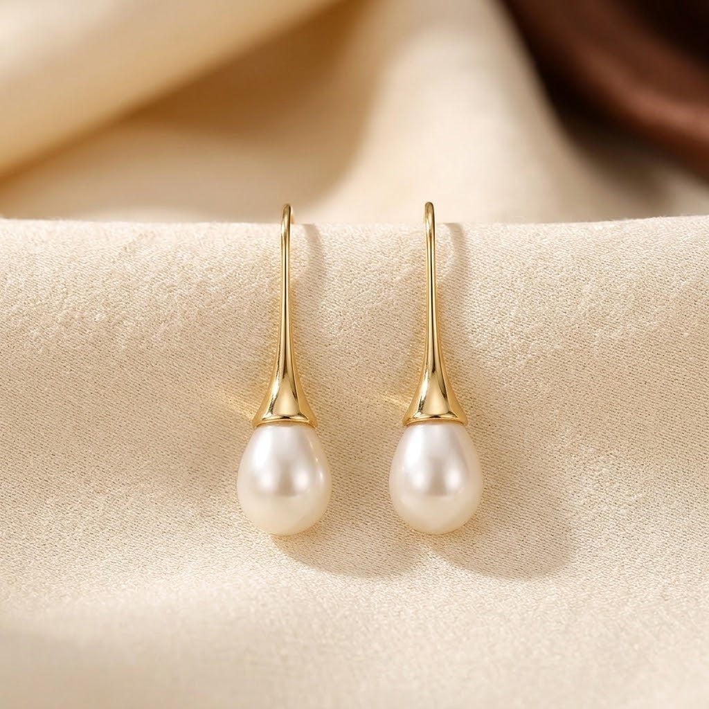 Gold Drop Earrings