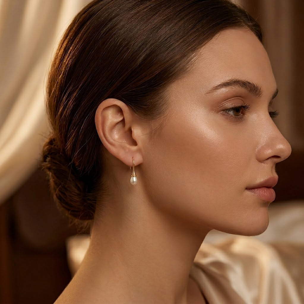 Gold Drop Earrings